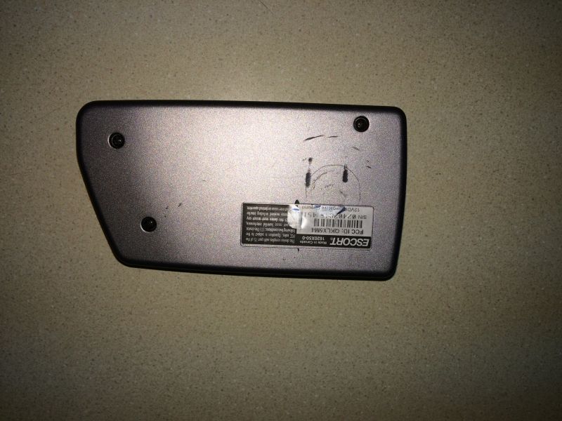 I used a dremel and ground the mount down. When I got down to the epoxy, it peeled right off.
