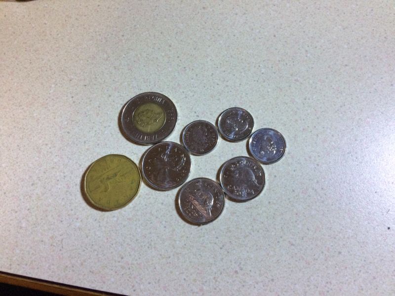 Found $3.65 under the seats.
