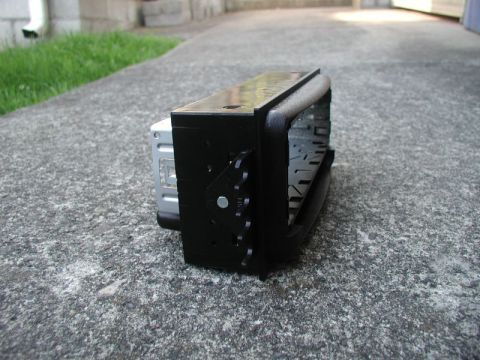 2002 Pontiac Grand Prix - The dash kit together and head unit sleeve installed.