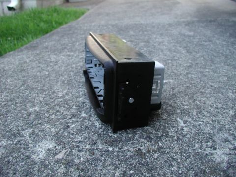 2002 Pontiac Grand Prix - The dash kit together and head unit sleeve installed.