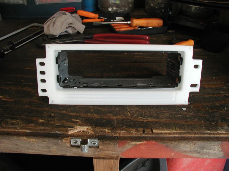 Stereo sleeve installed; I'm liking it already.