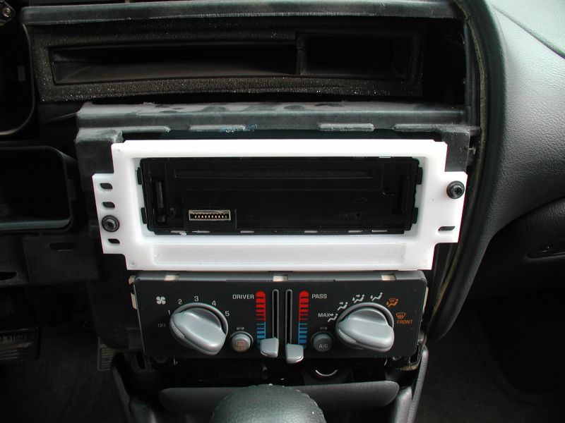 Installed in the car.