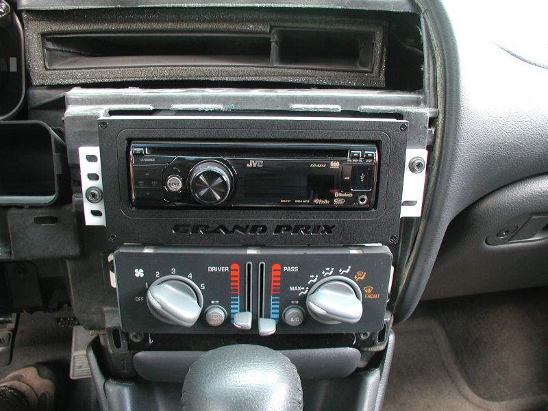 Stereo face plate installed.