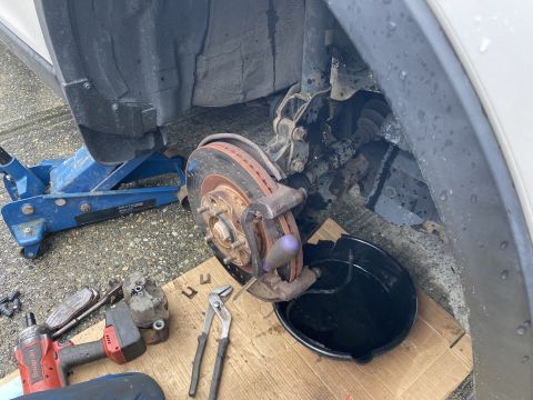 2009 Mazda CX-9 - All torn apart.