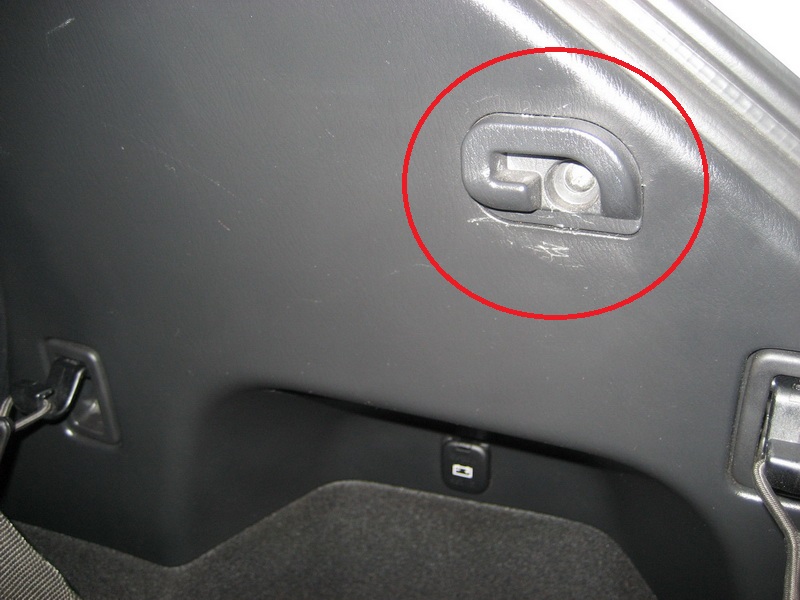 Looking for the left and right cargo cover catches as pictured below.