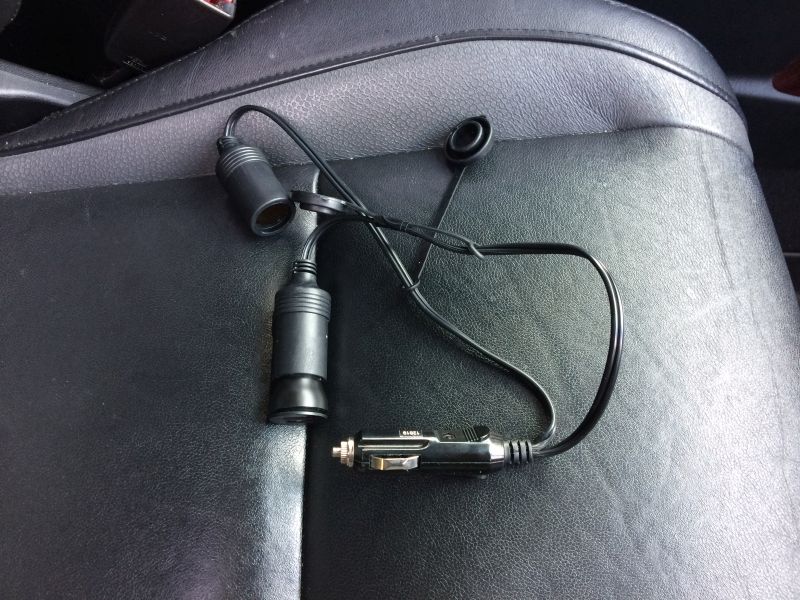 Been using this splitter cable; functional but not pretty,