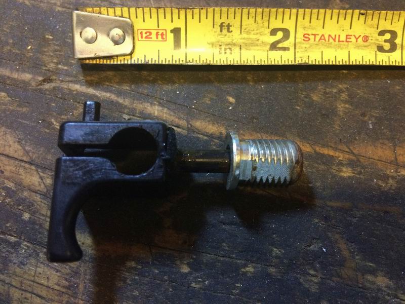 This is as far as it could go; the end of the nut had a teeny tiny amount of corrosion on it which stopped the plastic piece from doong its job.