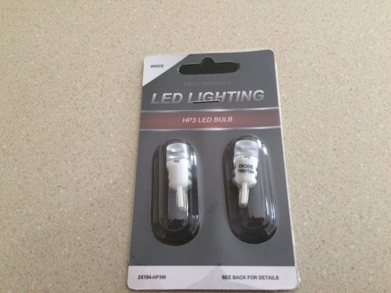 Package of two white Diode Dynamics HP3 LED bulbs