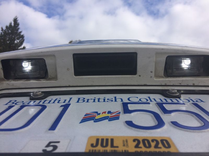Changed the license plate lights to LED.....
