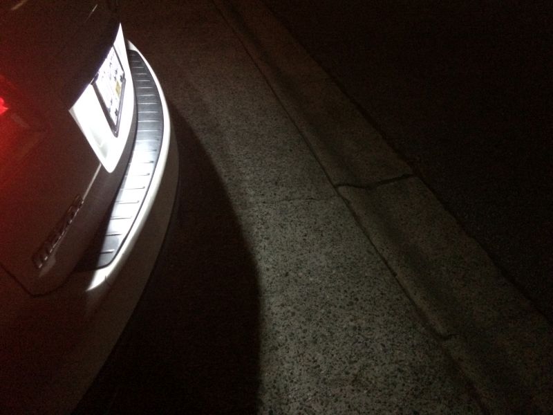 Changed the license plate lights to LED.....