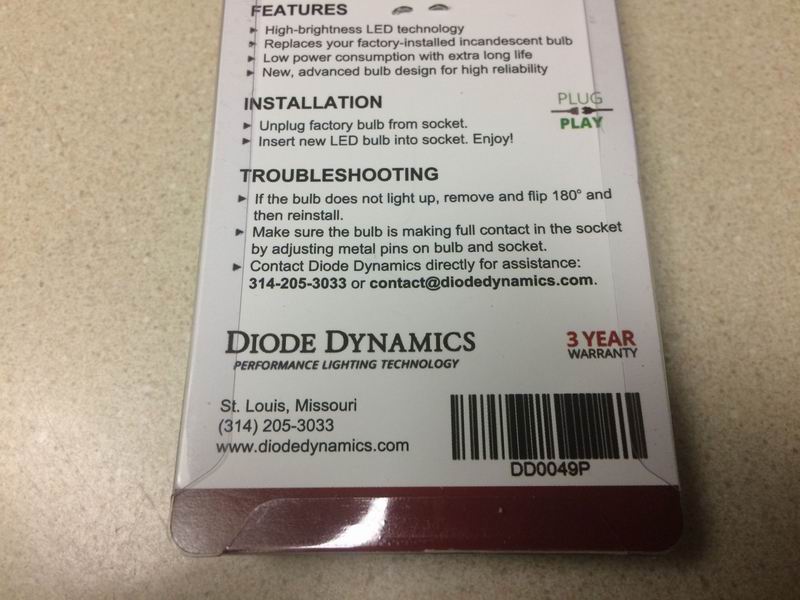 For the visors; 16 lumens.