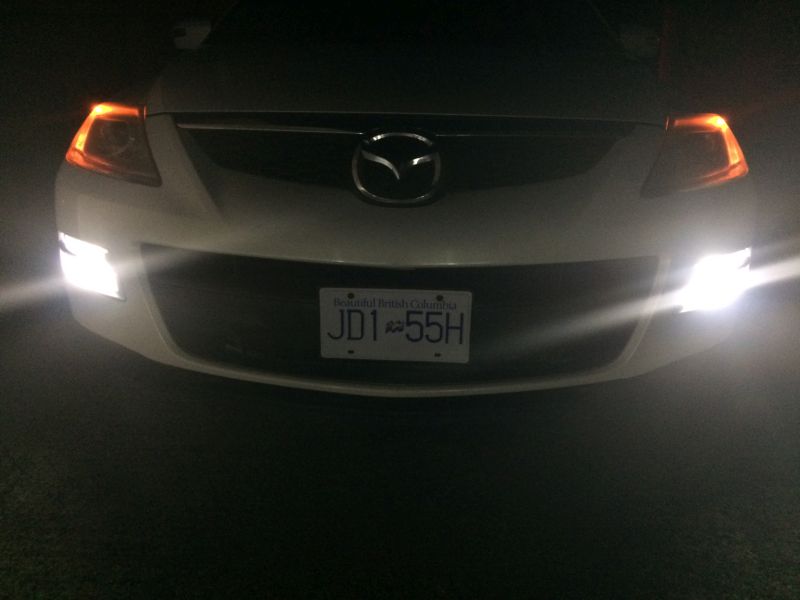 Amber LED's and 5700K LED fogs.