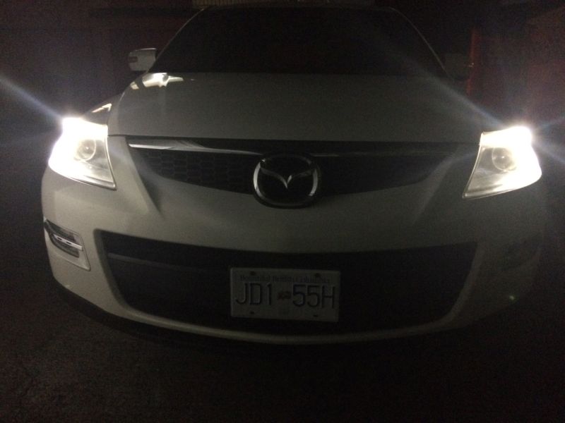 Cool white LED's.