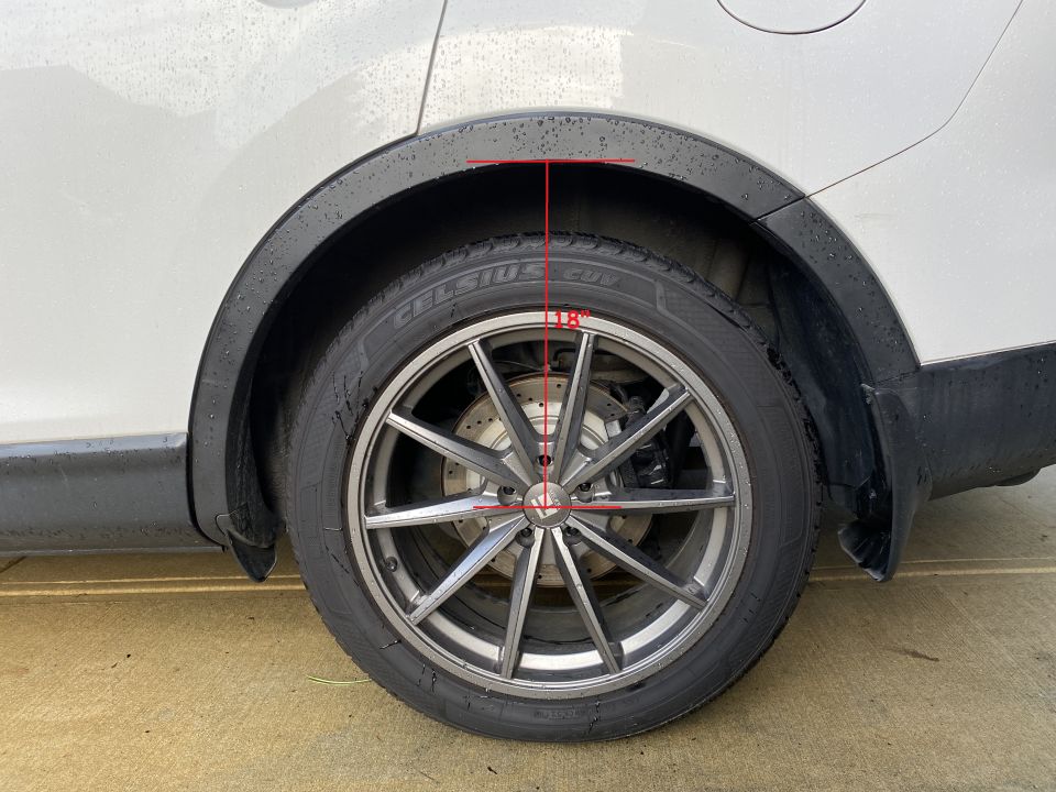 Before Lowering: LR @ 18"