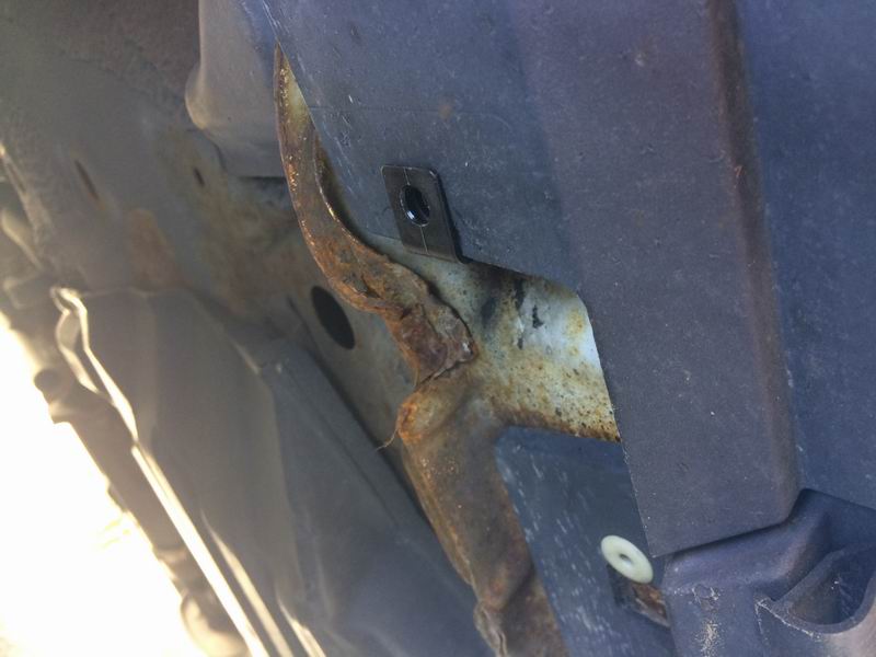 Left side clips installed.