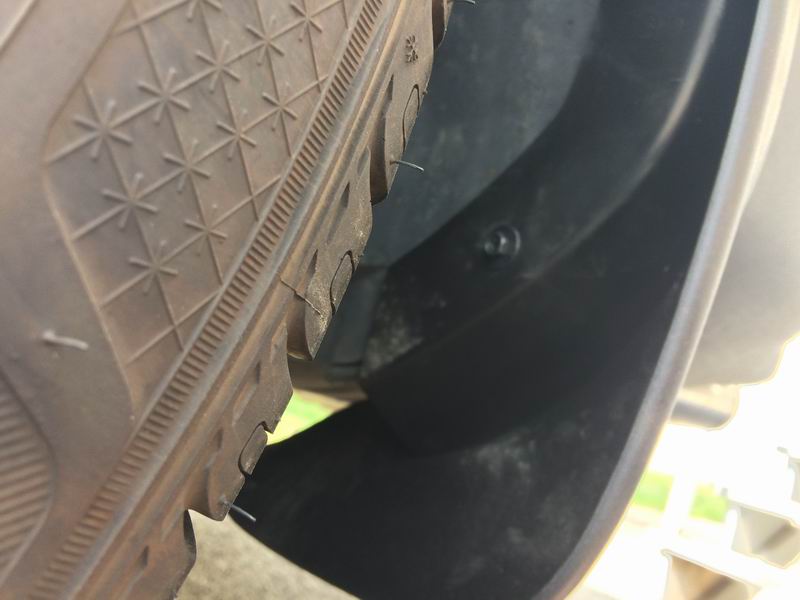 Left side bolts installed.