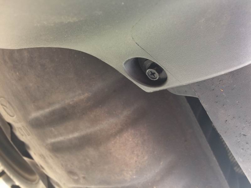 Left side bolts installed.