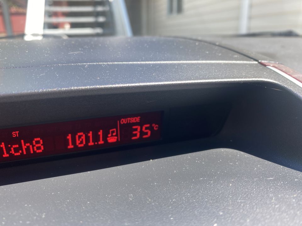 Warm outside.