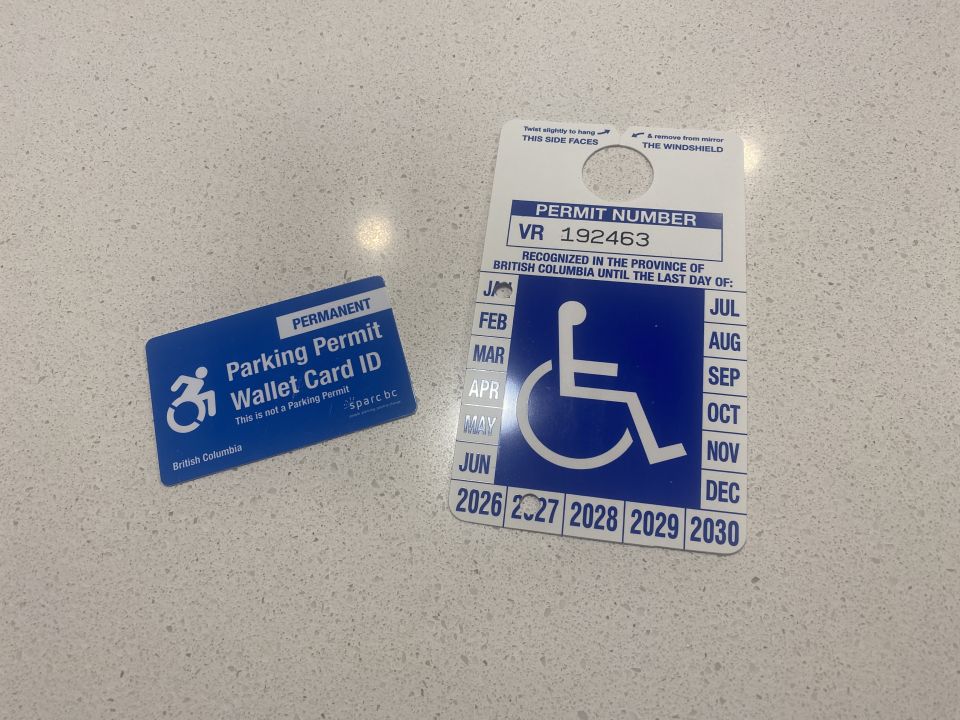 Got my renewed parking placard.