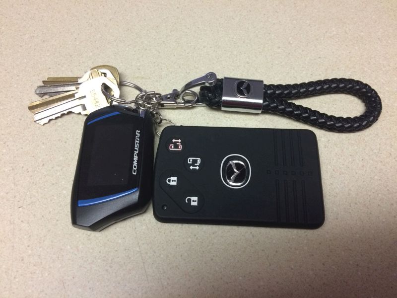 Have to keep the smart-key.