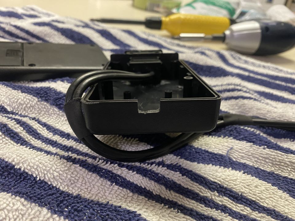The enclosure all done and ready to be screwed together.