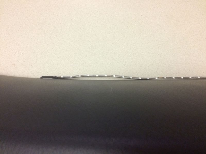 This LED strip keeps lifting on the ends.