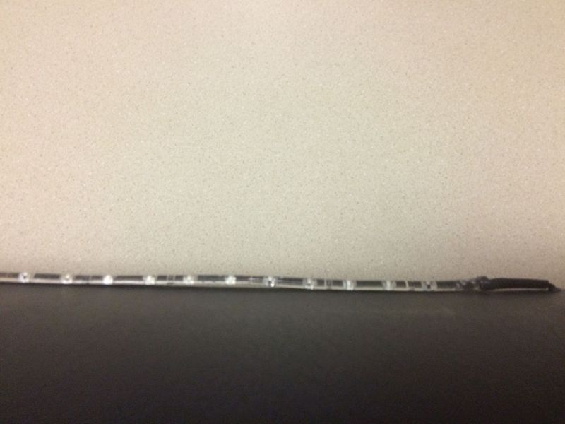 This LED strip keeps lifting on the ends.