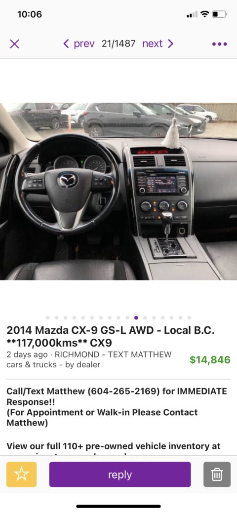 2009 Mazda CX-9 “Betty”