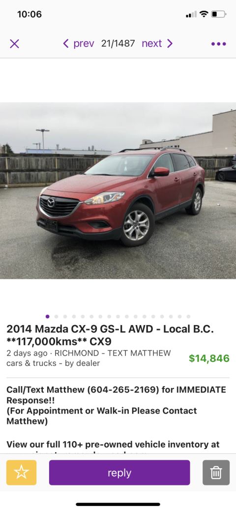 2009 Mazda CX-9 “Betty”