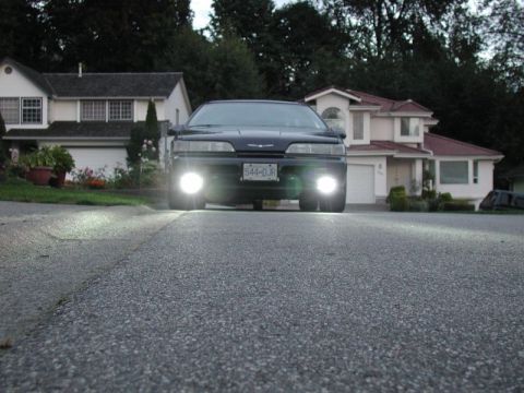 1990 Ford Thunderbird - Converted Piaa 2192's to HID — Velocitygetter, August '08