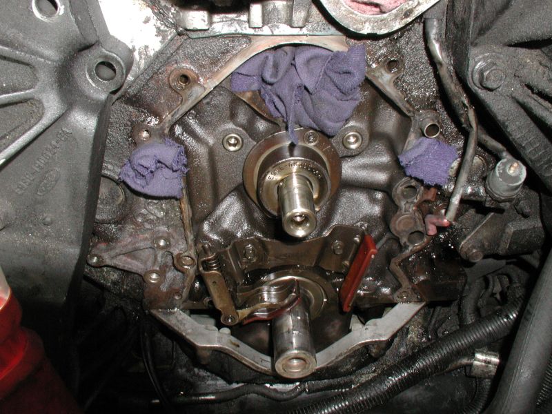 Now to remove the tensioner.