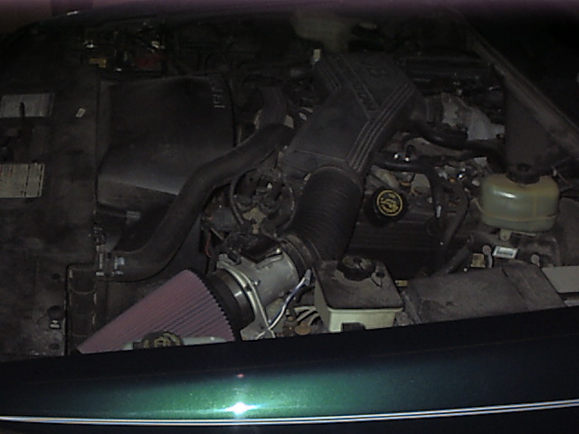 K&N cone installed