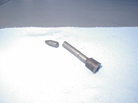 1994 Ford Explorer - The first roadblock we encountered when taking out the ARB to put into the new axle. The pin was broken. Hard telling how long it had been…