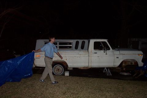 How to hide a lawn ornament - 1992 Ford Bronco