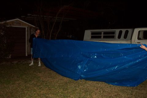 1992 Ford Bronco - Find a bigger tarp...