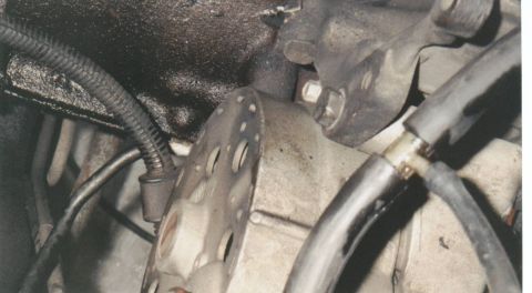 1980 Ford Bronco - The heat shield on the alternator needs to be removed to clear the headers. Since the headers aren't as close as the stock exhaust and shou…