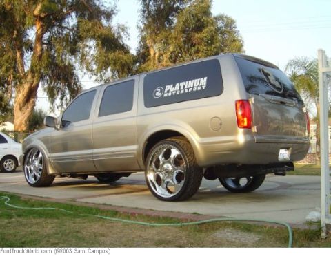 2001 Ford Excursion - Air bagged, Oasis 26in.