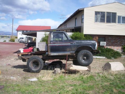 1978 Ford Bronco - This modified Ford F-Series truck appears to be from the mid-1970s, not a 1978 Bronco.