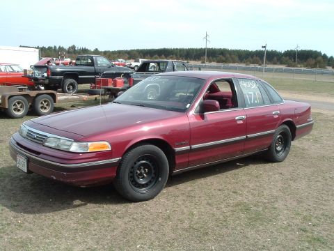 1993 Ford Crown Victoria - The car, after making six passes, the last two dialed in at 17.1.