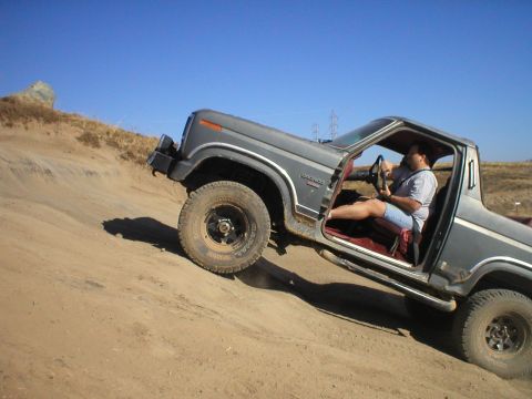 1986 Ford Bronco - Playing in the park.