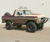 1979 Ford Bronco - This modified Ford Bronco features a two-tone paint scheme and aftermarket bumper.
