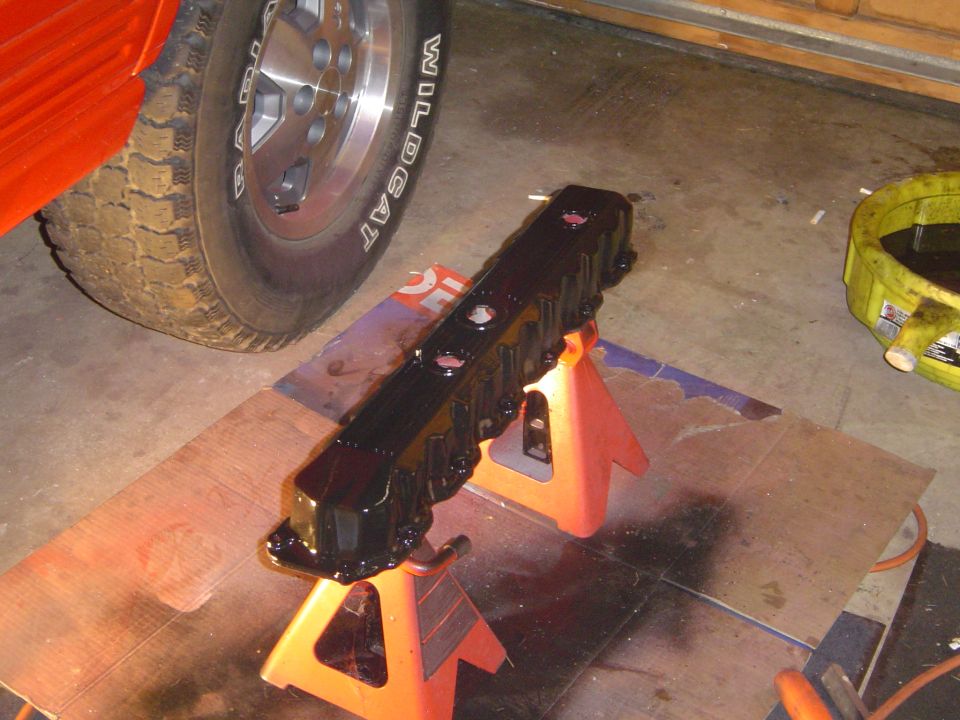 Stripped off the red paint, and we are going black