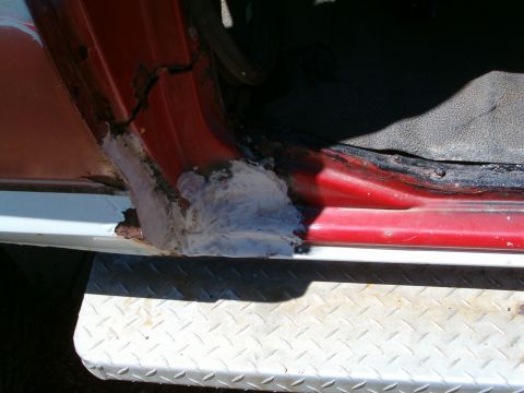 1979 Ford Bronco - A door jam