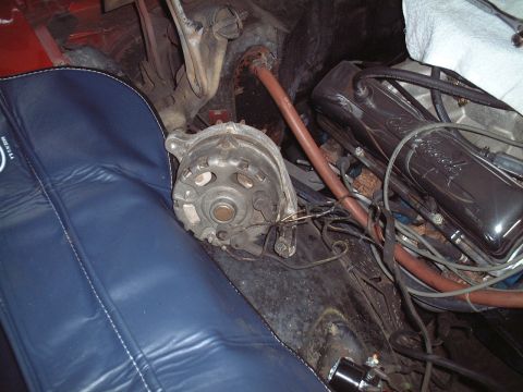 1967 Ford Galaxie - Alternator removed
