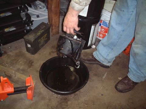 1967 Ford Galaxie - Power steering pump removed