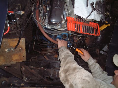 1967 Ford Galaxie - Removing the radiator