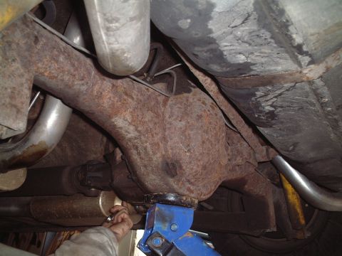 1967 Ford Galaxie - Removing driveshaft