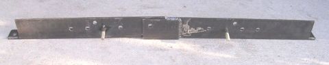 1994 Ford Bronco - welded on a pice of angle on outside, so it only takes two .5" bolts to mount them together. Drilled several holes in case i want to move t…