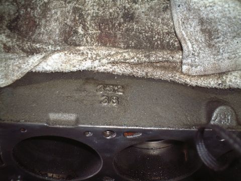 1967 Ford Galaxie - 352 stamping (it is a 390 block)