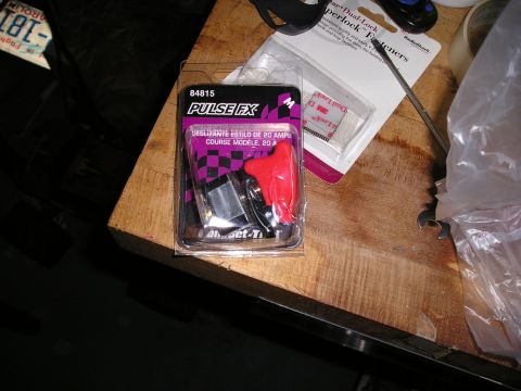 1996 Ford Bronco - Inline fuse holder for 20 Amp circuits, labeled Pulse FX.